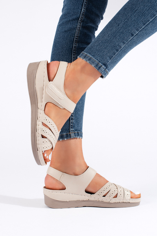 sandales beiges sandales beiges