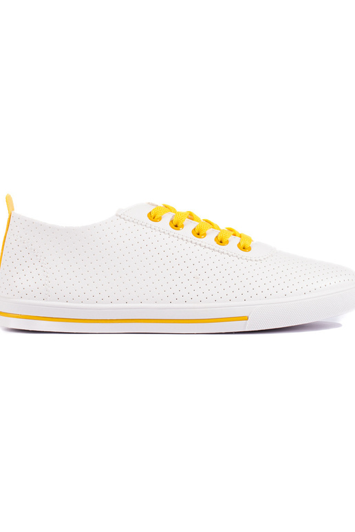 Witte klassiek model dames sneakers