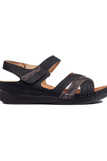zwarte sandalen