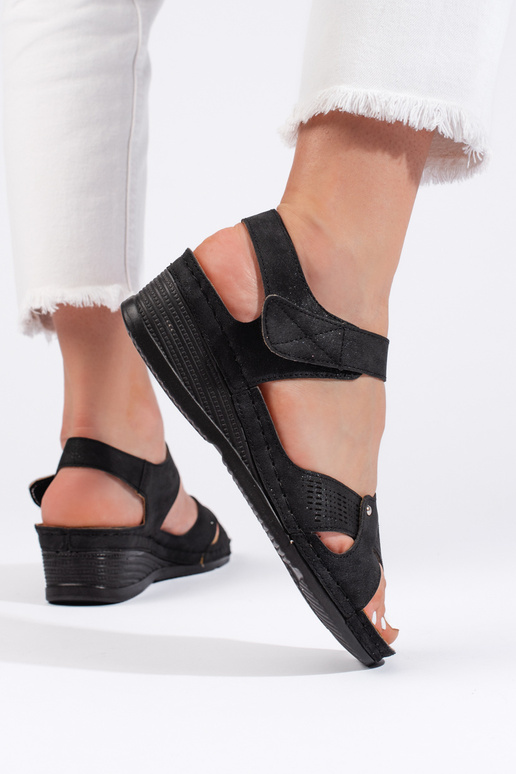 Bequeme Damensandalen mit kleinem...