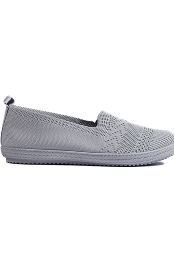 grijze slip-on