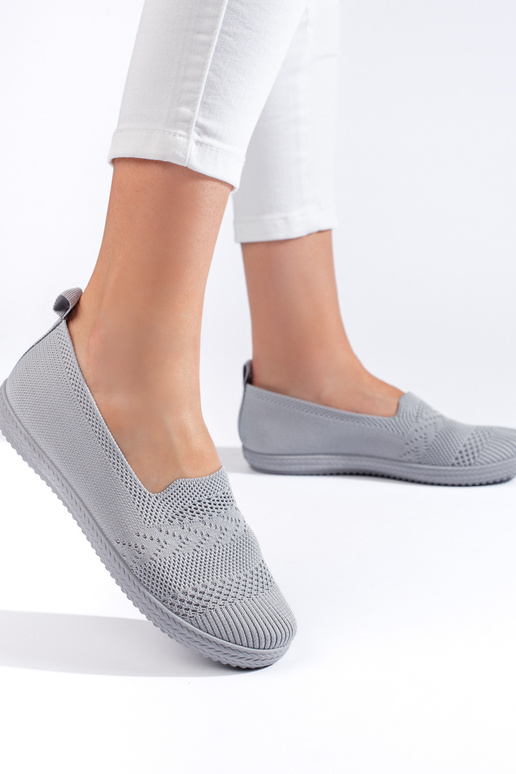 grijze slip-on grijze slip-on
