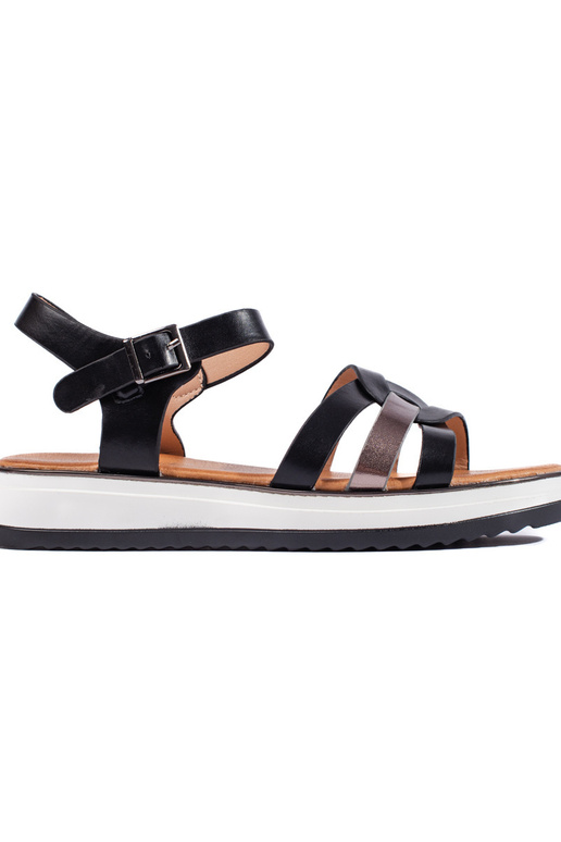 schwarze Plateausandalen schwarze Plateausandalen