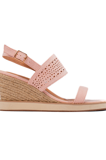 roze sandalen