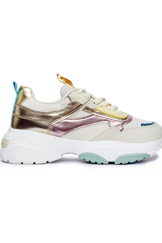 Sportlicher Damenschuh mit dicker Sohle Sportlicher Damenschuh mit dicker Sohle