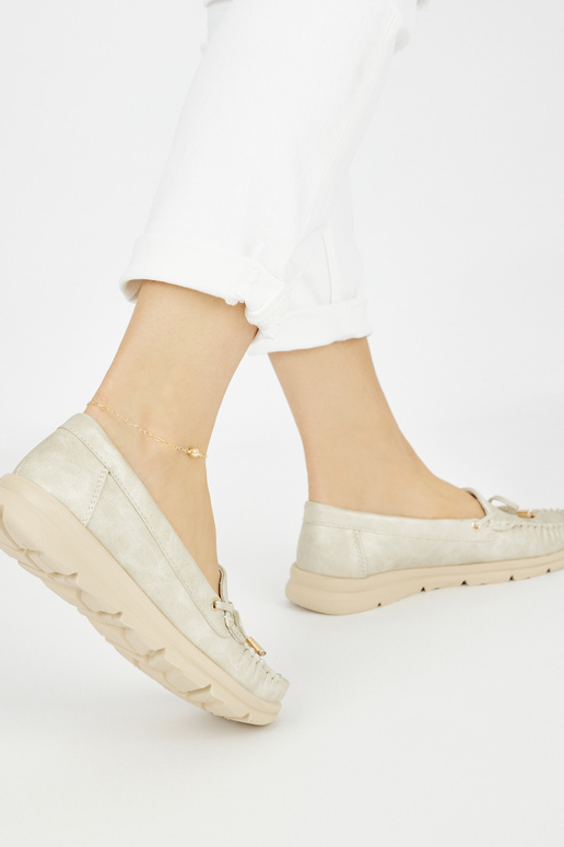 goudkleurige comfortabele mocassins... goudkleurige comfortabele mocassins...