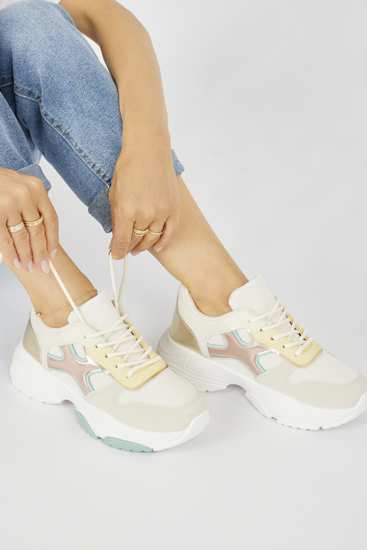 Damen Freizeitschuhe Gold