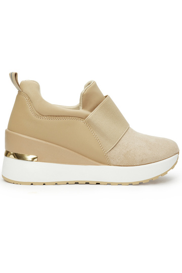 Bruine suède sneakers model...