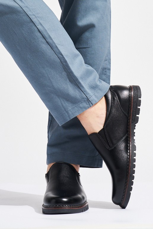 zwarte gespschoenen voor heren