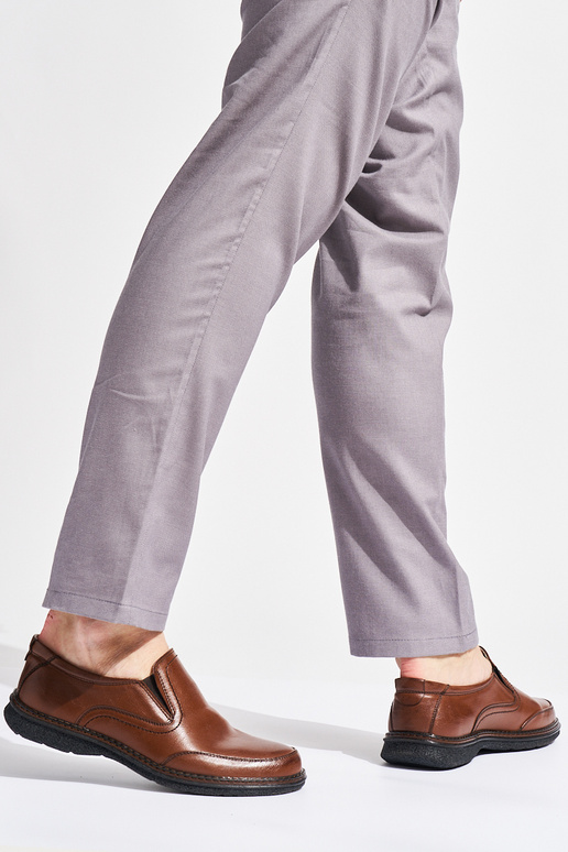 bottines marron pour hommes avec boucle