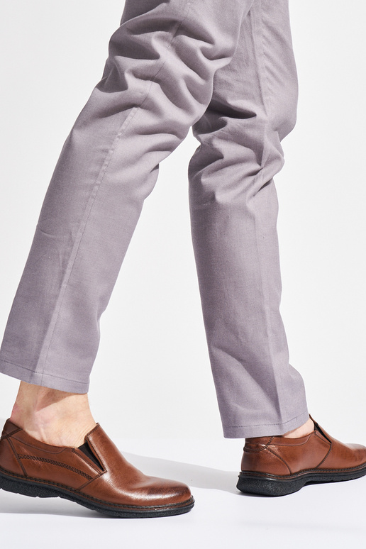 Demi-bottes marron pour hommes