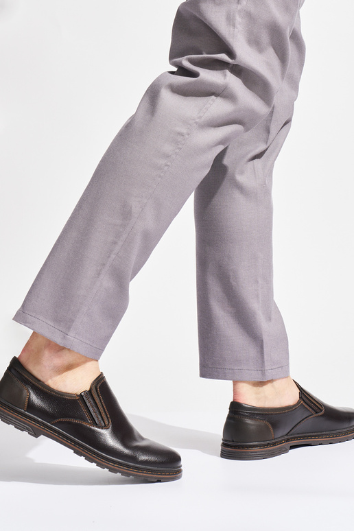 marron foncé Hommes demi-chaussures