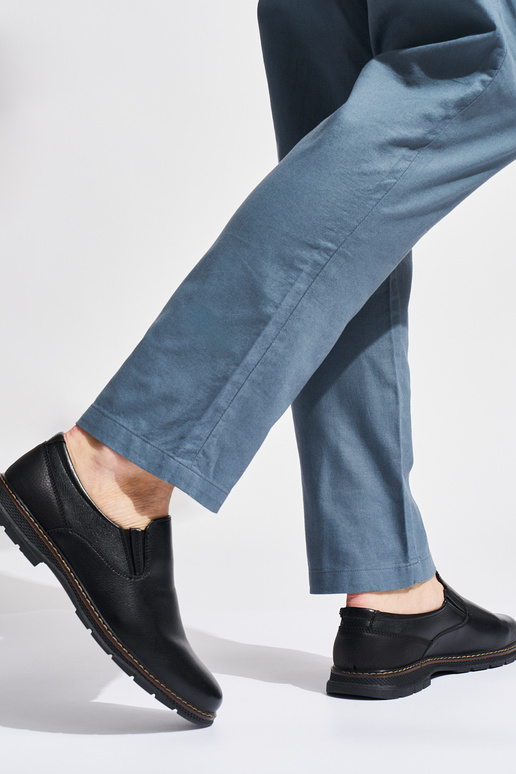 zwarte enkellaarsjes voor heren