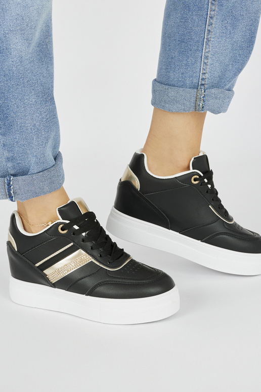 zwarte Sneakers model schoenen met...