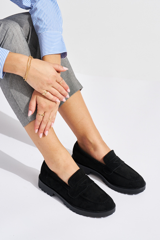 zwarte suède damesmocassins zwarte suède damesmocassins