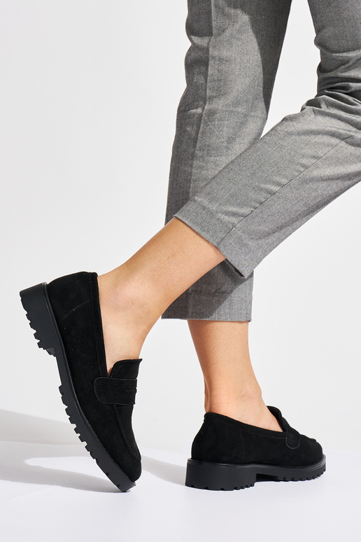 zwarte suède damesmocassins zwarte suède damesmocassins