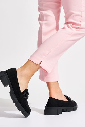 Mocassins femme noirs avec... 2