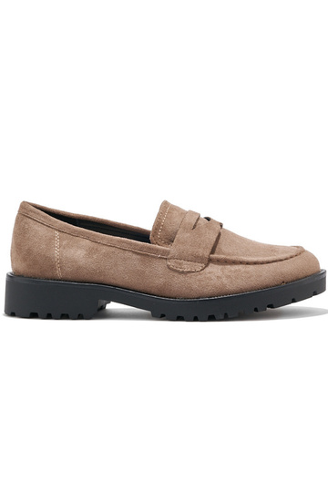 Mocassins en daim pour femme