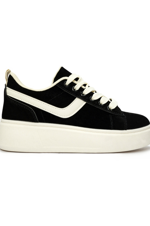 zwarte suède platformschoenen voor dames