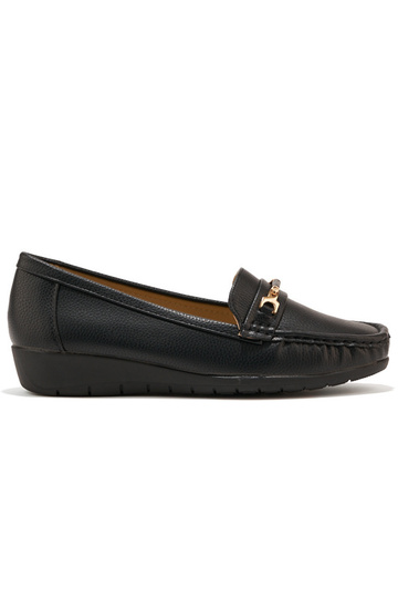 mocassins femme noirs ze...
