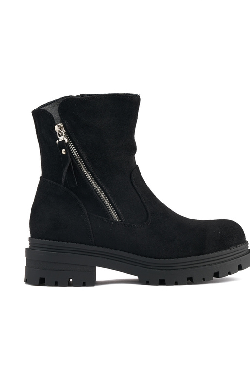 zwarte damesschoenen met decoratieve...