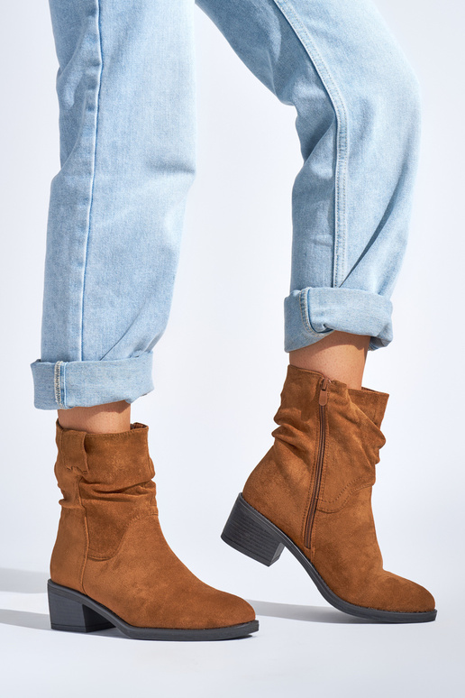 bottes style cowboy marron bottes style cowboy marron