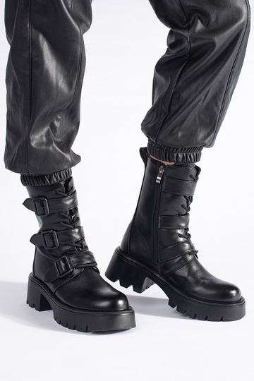 Hohe schwarze Damenstiefel... 2