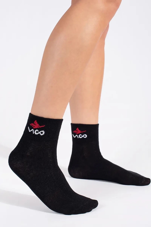 schwarze Damen-Skarpetki Vico 3-tlg schwarze Damen-Skarpetki Vico 3-tlg