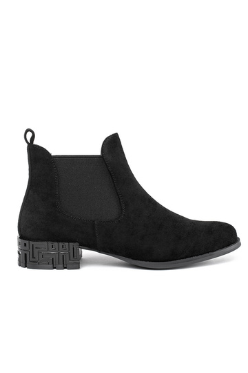 zwarte Chelsea boots met...