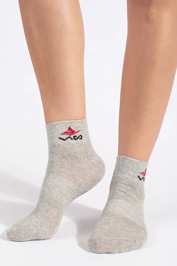 grijze dames skarpetki Vico... 2