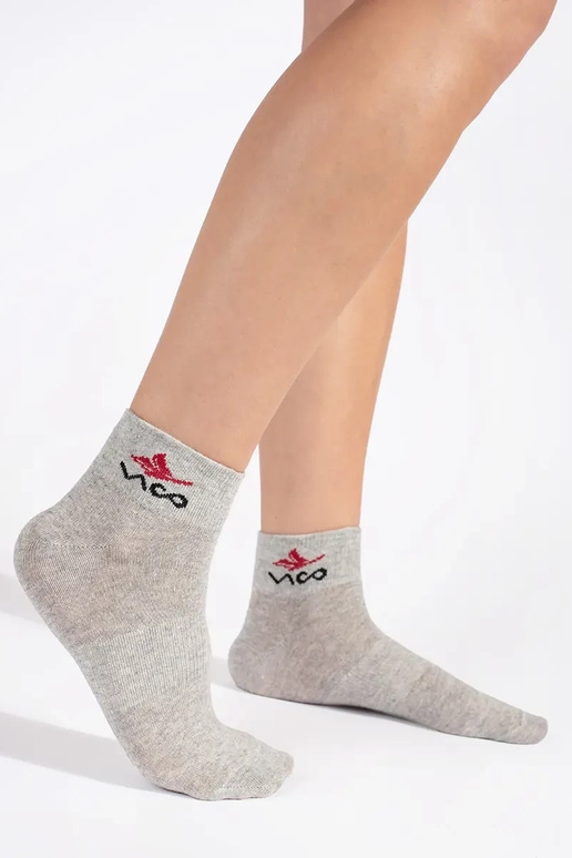 grijze dames skarpetki Vico 3 st grijze dames skarpetki Vico 3 st