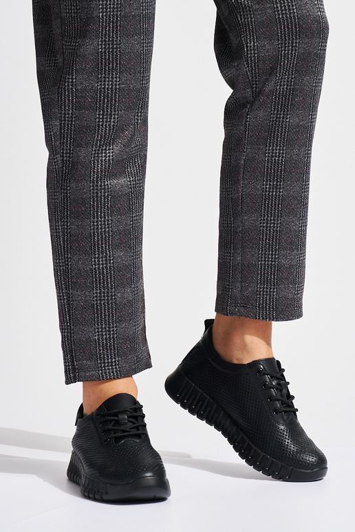 chaussures en cuir avec éléments...