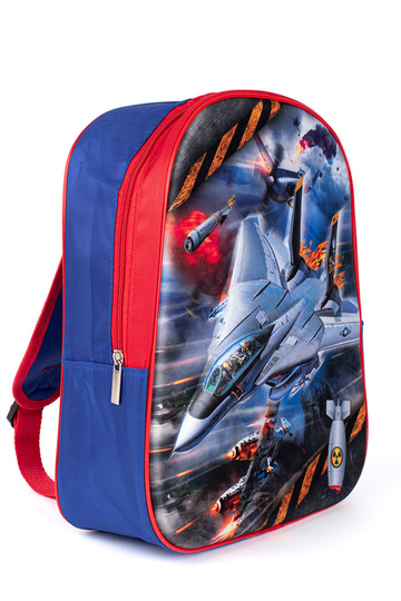 sac à dos bleu-rouge pour...