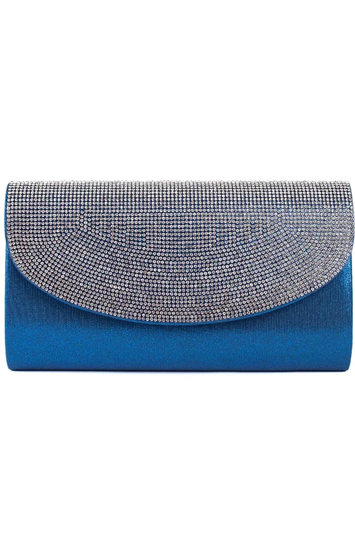Klassische kleine Handtasche blau