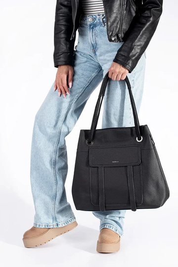 zwarte handtas shopper 2