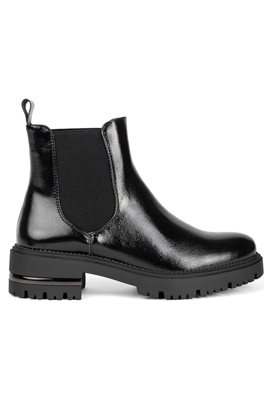 mit Lackeffekt Frauen Schuhe mit...