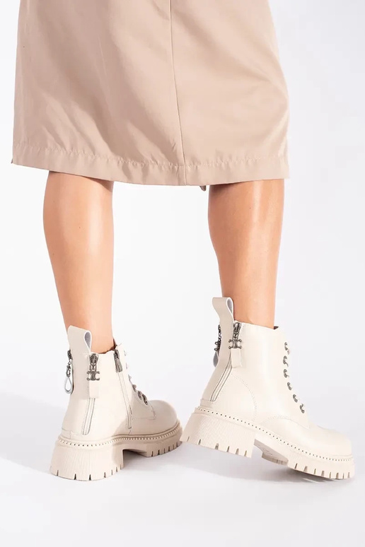 Peau beige attaché Chaussures de femme Peau beige attaché Chaussures de femme