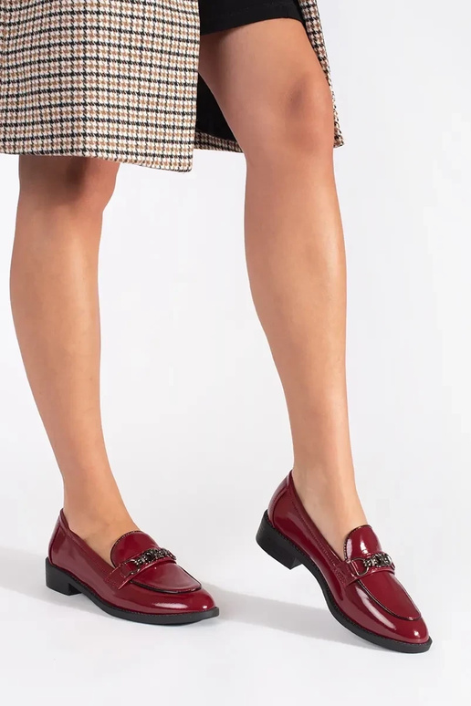 Bourgondische mocassins voor vrouwen Bourgondische mocassins voor vrouwen