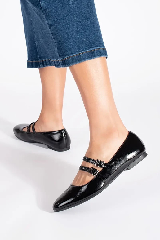 zInart gelakt ballerinas met sluiting zInart gelakt ballerinas met sluiting