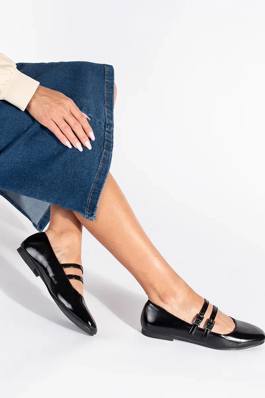 zInart gelakt ballerinas met sluiting zInart gelakt ballerinas met sluiting