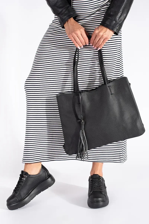 Leer zInart Sneakers met platform