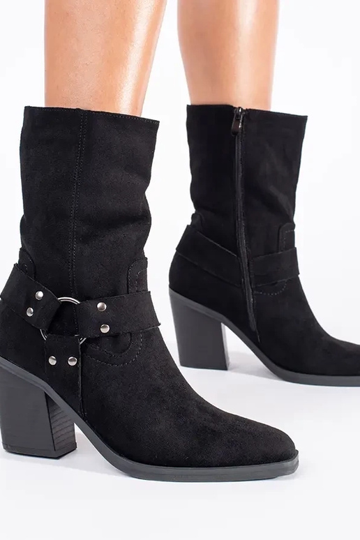 aus INildleder schZuarze Farbe Stiefel aus INildleder schZuarze Farbe Stiefel