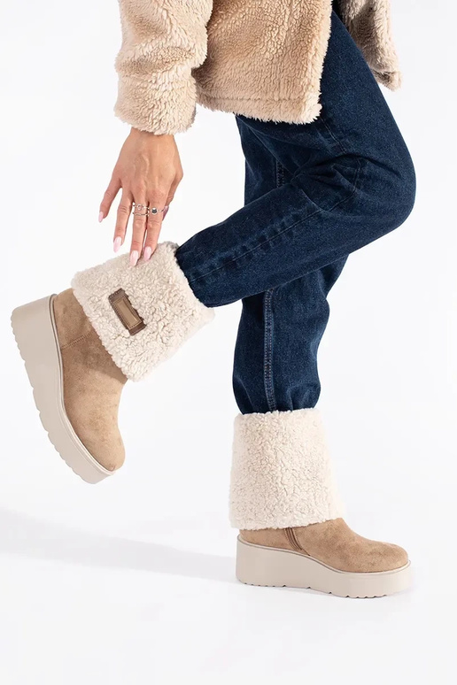 Beige isolieren Frauen Schuhe auf...