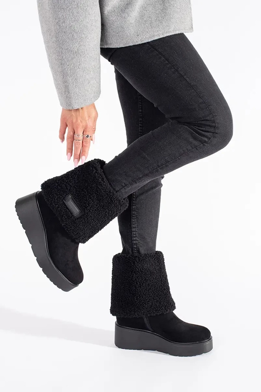 couleur noire isoler Chaussures de...