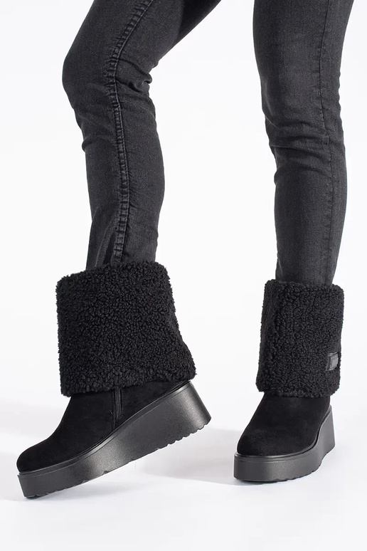 couleur noire isoler Chaussures de...