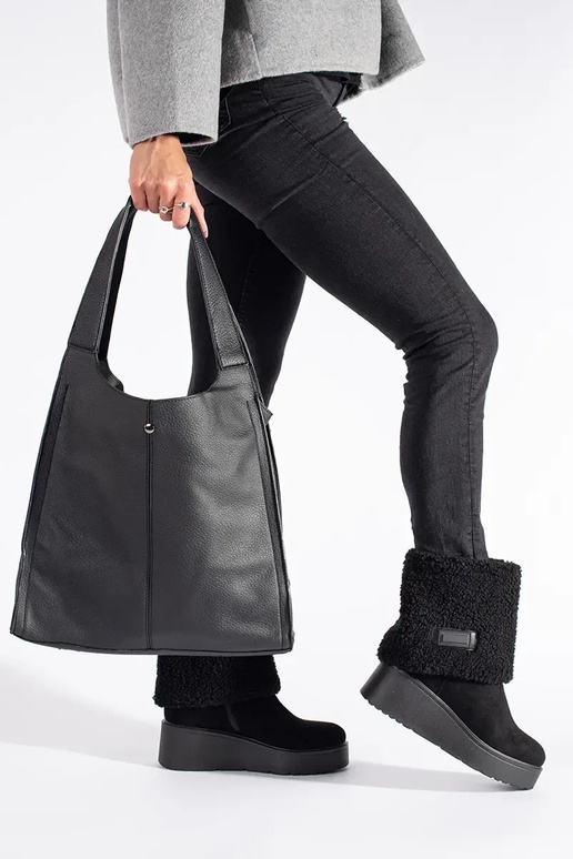 couleur noire isoler Chaussures de...