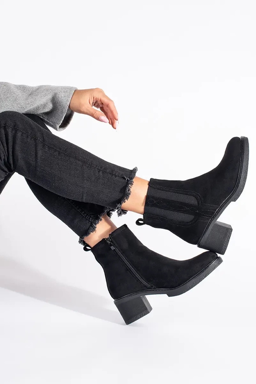 couleur noire en daim chaussures... couleur noire en daim chaussures...