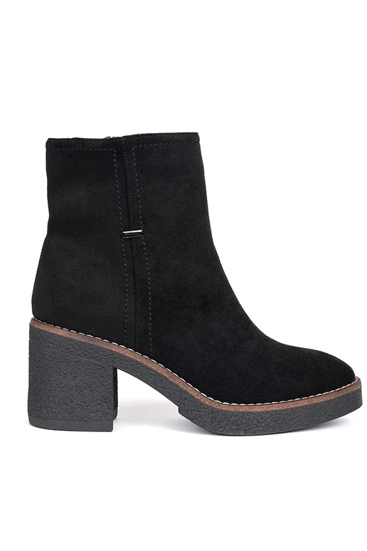 en daim couleur noire bottes en daim couleur noire bottes