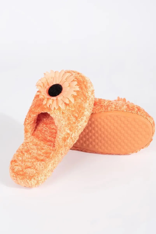 Chaussons pour enfants en orange avec...