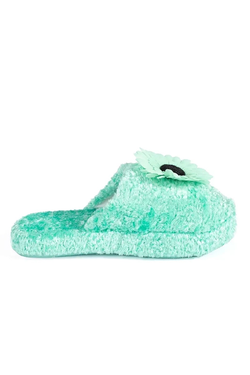Chaussons pour enfants en vert avec...